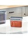 LIFE Airtight Meal Prep Box 1250ml Transparent Gray   BPA Free Food Storage Container with Locking Lid