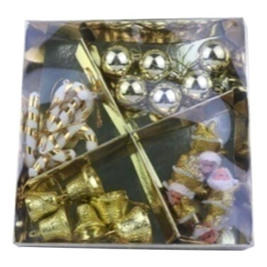 بي آر طقم كرات زينة لشجرة عيد الميلاد 22 قطعة