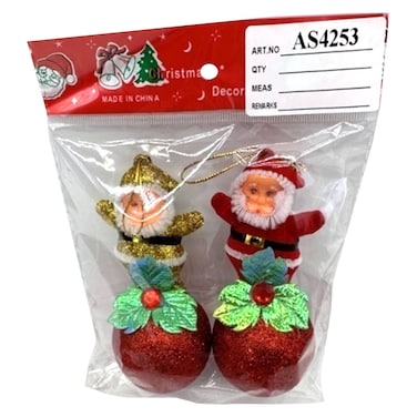 BR Decorative Santa Claus Toy Set 2 2 PCS