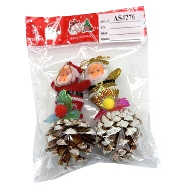 BR Decorative Santa Claus Toy Set 3 2 PCS