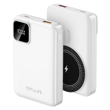 TotuLife Pure Series Mag PD Power Bank White 10000mAh