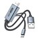 TotuLife Nylo Series Lightning to HDMI Cable Black and Grey 2m