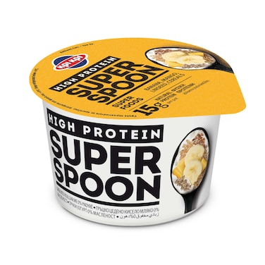 Kri Kri Banana Mango Linseed and Cereals Flavoured Greek Yogurt, 175g