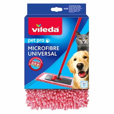 Vileda Pet Pro Microfibre Universal Flat Mop Refill