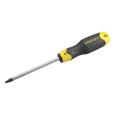 Stanley Chrome Vanadium Magnetic Tip Cushion Grip Screwdriver T10x75mm
