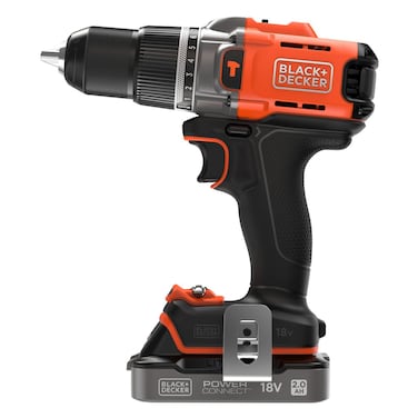 Black + Decker Cordless Hammer Drill &ndash; BCD383D1XC-GB