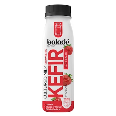 Balade Farms Kefir Strawberry Probiotic Milk, 225ml