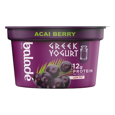 Balade Farms Acai Berry Protein Low Fat Greek Yogurt, 180g