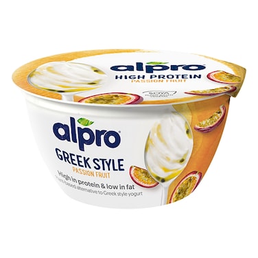 Alpro High Protein and Low Fat Greek Style Yogurt Passionfruit 150g
