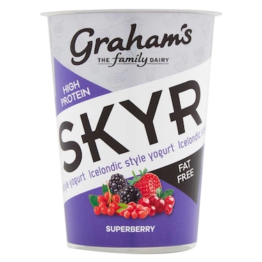 Graham's Skyr Icelandic Style Fat-Free Yogurt Superberry 450g