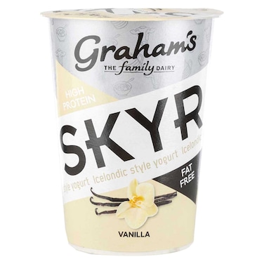 Graham's Skyr Icelandic Style Fat-Free Yogurt Vanilla 450g