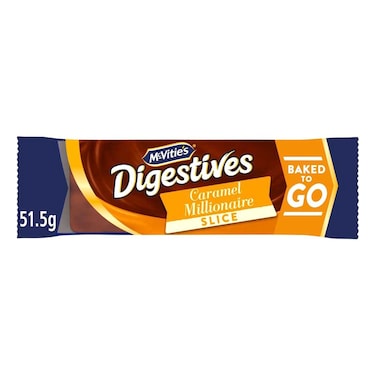 McVitie's Digestives Caramel Millionaire Slice 51.5g
