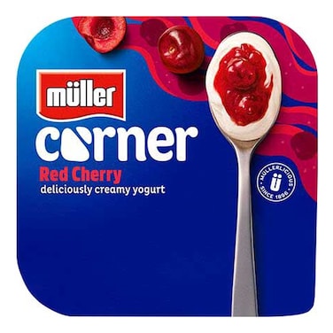 Muller Fruit Corner Creamy Yogurt Red Cherry 136g
