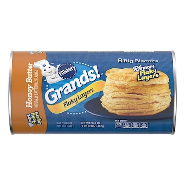 بيلسبري غراندز طبقات مقرمشة بسكويت زبدة العسل 462 غرام