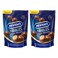 McVitie's Nibbles Double Chocolate Milk and Dark Chocolate Coated Biscuit Bites 110g Pack of 2