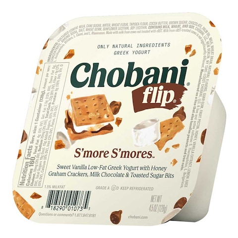 Chobani Flip Low-Fat Greek Yogurt S&#39;more S&#39;mores 128g