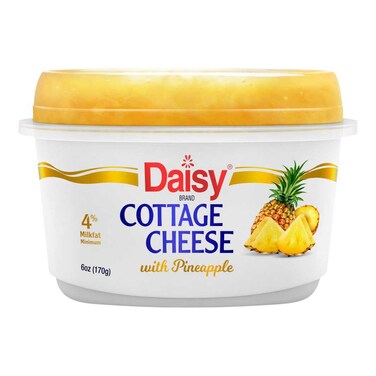 ديزي براند 4٪ جبنة قريش بالحليب مع الأناناس 170 غرام