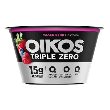 Oikos Triple Zero Non-Fat Greek Yogurt Mixed Berry 150g