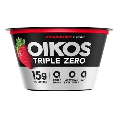 Oikos Triple Zero Non-Fat Greek Yogurt Strawberry 150g