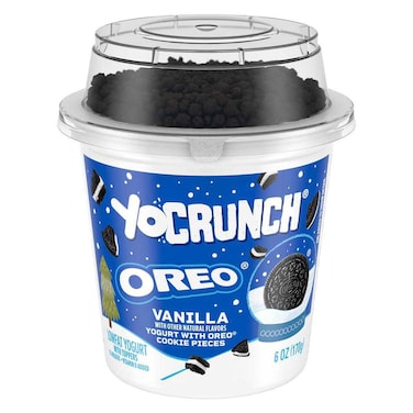 Yoplait YoCrunch Low Fat Vanilla Yogurt with Oreo Cookie Pieces 170g