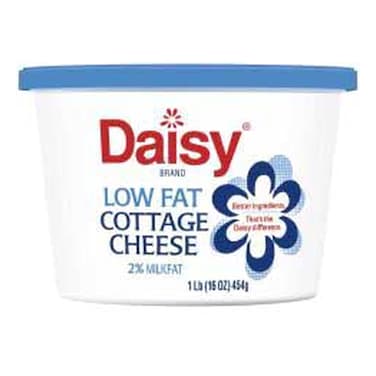 Daisy Brand 2% Low Fat Cottage Cheese Small Curd 454g