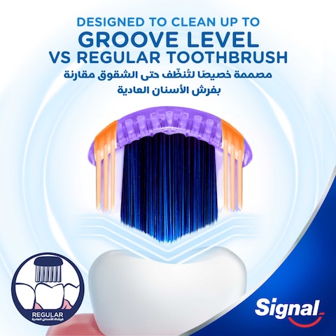 Signal 4D Medium  Toothbrush   Interdental   2 Per Pack