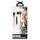 Altec Lansing Metal Wired In-Ear Earphones with Mic Red