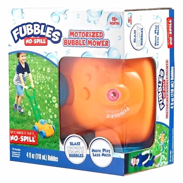Fubbles No-Spill Motorized Bubble Mower Toy 118ml