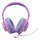 JBL Quantum 100 M2 Wired Over-Ear Gaming Headset with Flip-up Mic Purple