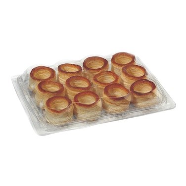 Confiletas Round Mini Vol-Au-Vent Blister, Pack of 12