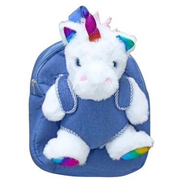 Plush Animal Figure Backpack Unicorn