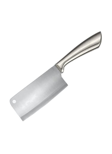 Stainless Steel Cleaver Knife Heavy-Duty Meat &amp; Vegetable Chopper with Ergonomic Handle Size 17 cm (KQ0801)