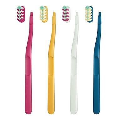 Jordan Change Toothbrush with Brush Heads Soft Multicolour Pack of 2