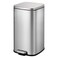 Eko Stella Square Shaped Step Bin Silver 20L
