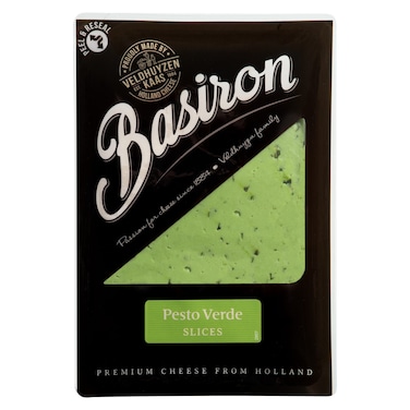 Basiron Pesto Verde Cheese Slices 150g
