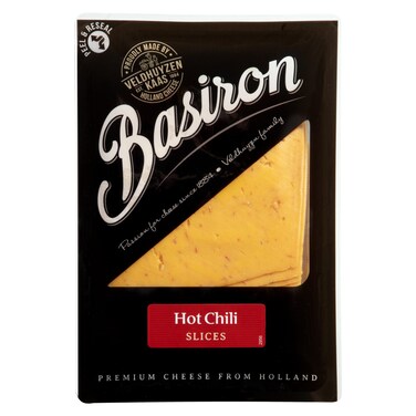 Basiron Hot Chili Cheese Slices 150g