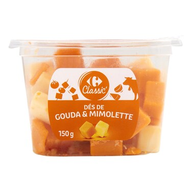 Carrefour Classic Gouda Mimolette Cube 150g