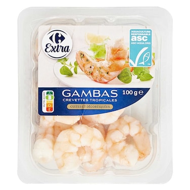 Carrefour Extra Prawns 100g