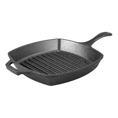 Lodge Square Shaped Cast Iron Grill Pan 10.5inch