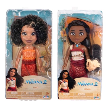 Jakks Disney Moana 2 Moana and Loto Petite Doll Gift Set Assorted 6inch 2 PCS