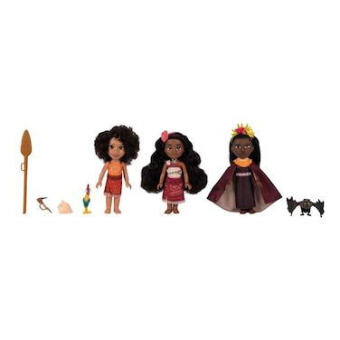 Jakks Disney Moana 2 Moana and Friends Petite Doll Gift Set 6inch