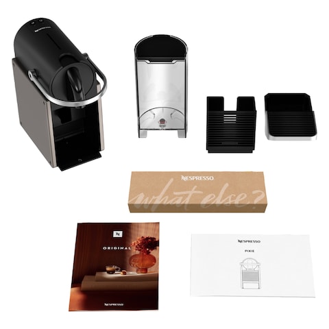 Nespresso&nbsp;Pixie C coffee machine by&nbsp;Nespresso, Titan&nbsp;- UAE Version