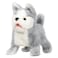 Pugs At Play Battery Operated Flipping Archie The Husky Plush Toy