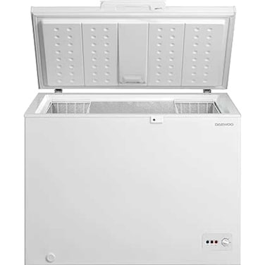 Daewoo , Chest Freezer Gross 342 L/Net 249 L, Manual defrost with adjustable setting , White , DCF,342 , 1 Year Warranty