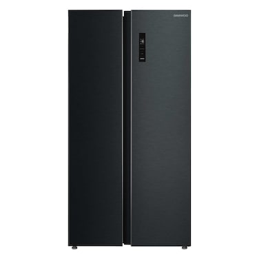 Daewoo 721L Side by Side Refrigerator with Smart Inverter Compressor, Net 510L, Black Stainless Steel with digital display, FRS,721VSIN, 1,Year Warranty