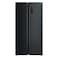Daewoo 721L Side by Side Refrigerator with Smart Inverter Compressor, Net 510L, Black Stainless Steel with digital display, FRS,721VSIN, 1,Year Warranty