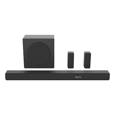 هايسنس HS5100، مكبر صوت سينمائي بتقنية البلوتوث 5.1 قناة مع مضخم صوت وجهاز تحكم عن بعد - أسود