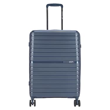VIP Aer Plus 8 Wheel Luggage Hard Trolley Blue 67cm