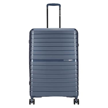 VIP Aer Plus 8 Wheel Luggage Hard Trolley Blue 77cm