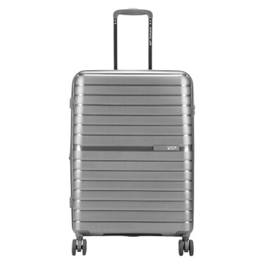 VIP Aer Plus 8 Wheel Luggage Hard Trolley Grey 67cm